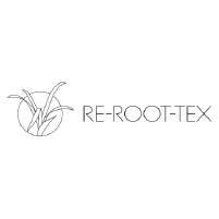 Re-Root-Tex logo symbolizing sustainable fibers from waste
